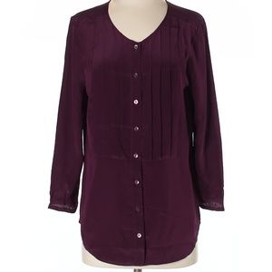 Victorias Secret Long Sleeve Silk Top